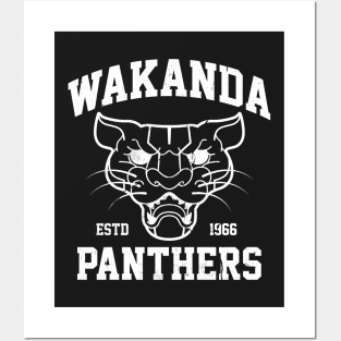 Wakanda Panthers Posters and Art